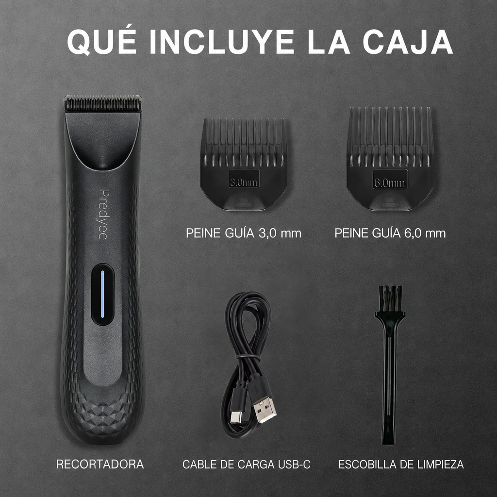 Maquinilla eléctrica impermeable para cuerpo Predyee RFCD-9088