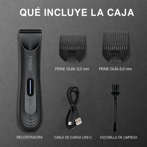 Maquinilla eléctrica impermeable para cuerpo Predyee RFCD-9088