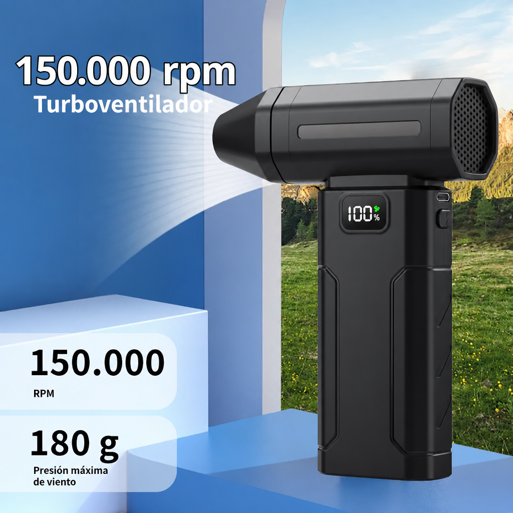 Soplador y aspiradora portátil sin escobillas 150000RPM