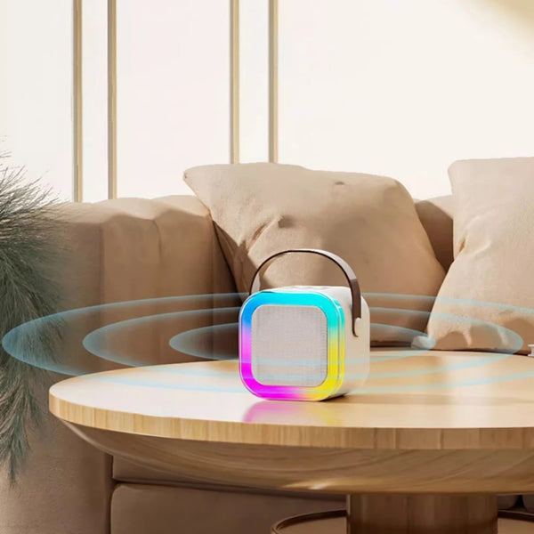 Altavoz Bluetooth con Micrófono Inalámbrico para Karaoke