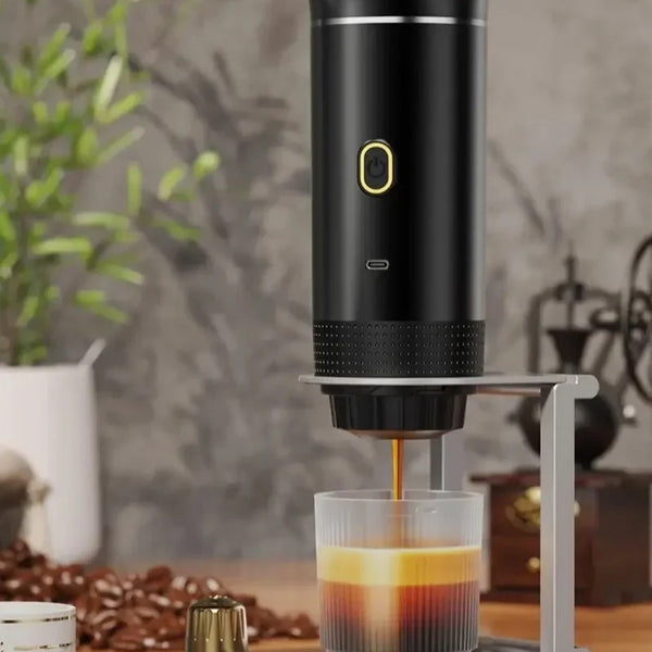Cafetera Espresso Portátil Eléctrica 3 en 1 para Automóvil y Hogar