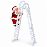Rumbo al Tejado · Papá Noel en escalera — segunda vista