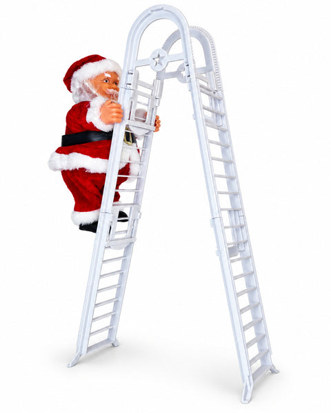 Rumbo al Tejado · Papá Noel en escalera — segunda vista
