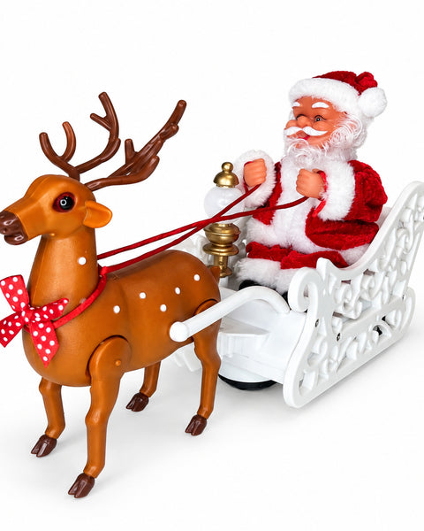 Paseo de Navidad · Papá Noel en trineo — segunda vista