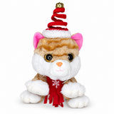 Milo Canela · Gatito navideño de peluche — vista principal
