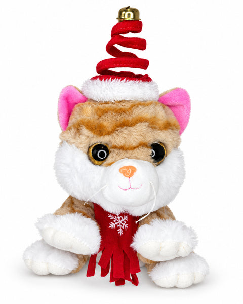 Milo Canela · Gatito navideño de peluche — vista principal