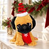 Bruno Cascabel · Perrito pug navideño de peluche — Ambientación navideña 2 (imagen ilustrativa)