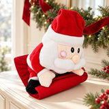Paseo Rojo · Papá Noel de peluche — Ambientación navideña 2 (imagen ilustrativa)