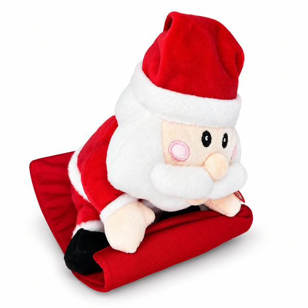 Paseo Rojo · Papá Noel de peluche