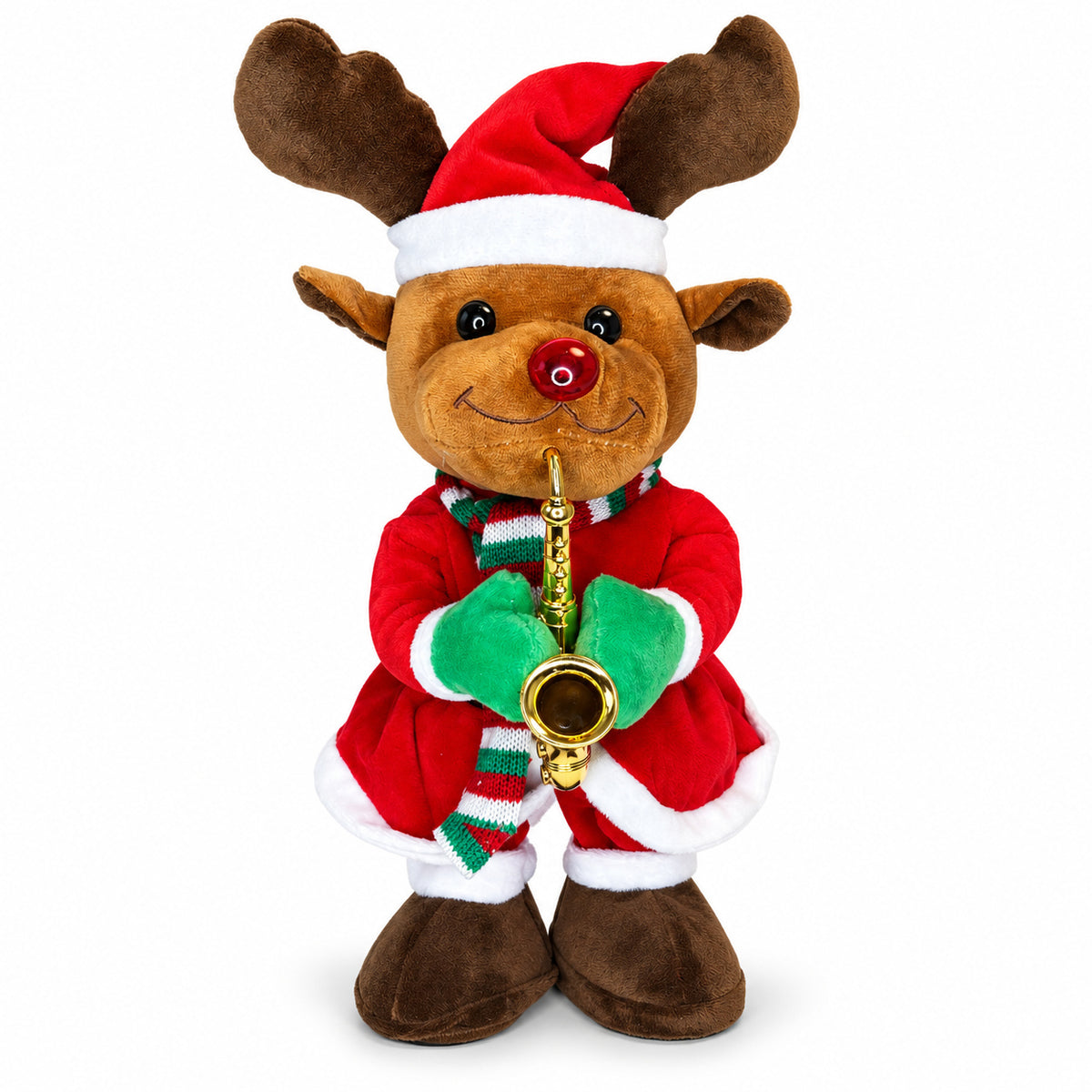 Rudy Jazz · Reno navideño con saxofón — vista principal