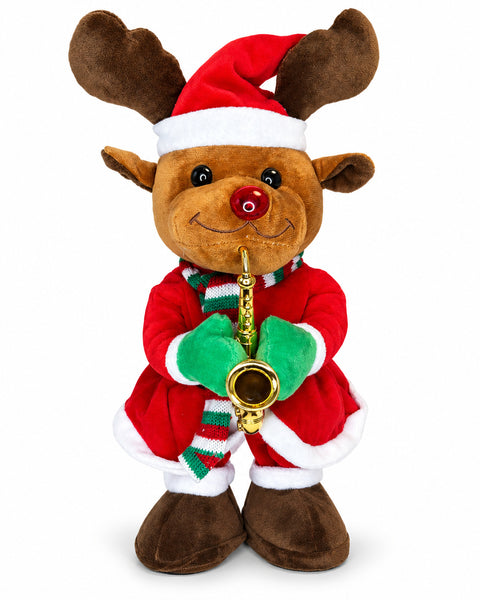 Rudy Jazz · Reno navideño con saxofón — vista principal