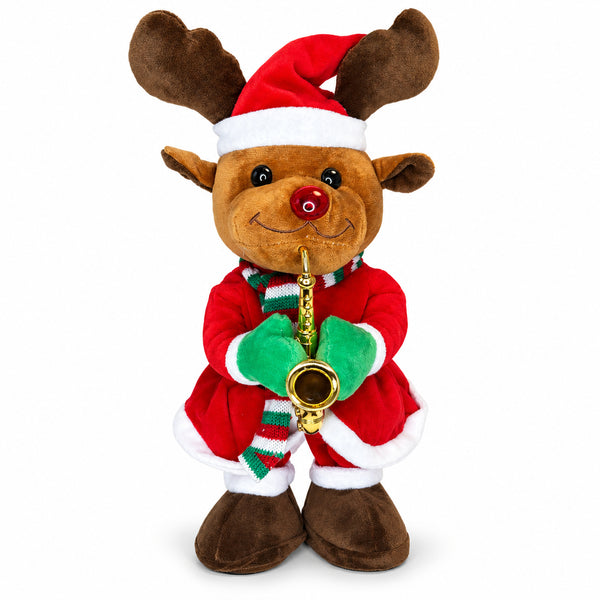 Rudy Jazz · Reno navideño con saxofón — vista principal