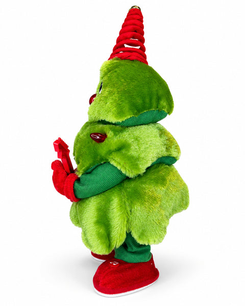 Pino Rock · Árbol navideño de peluche con guitarra — segunda vista