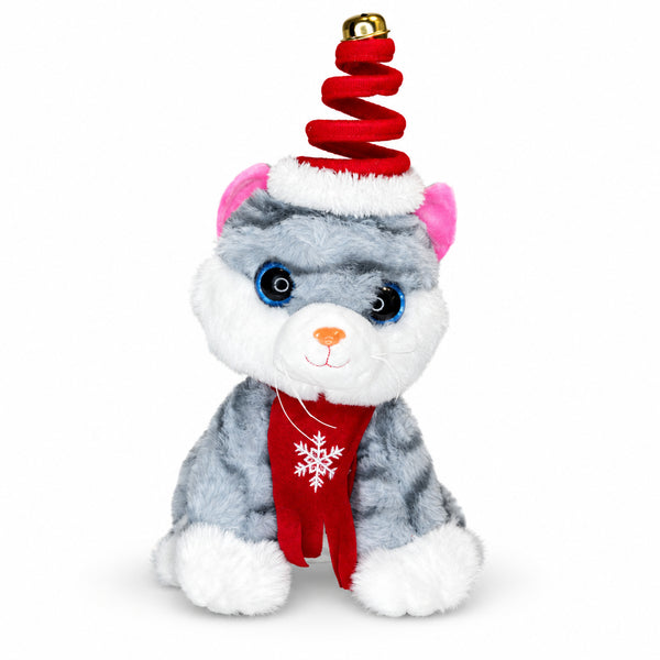 Milo Gris · Gatito navideño de peluche