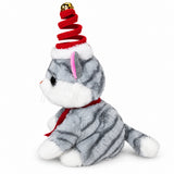 Milo Gris · Gatito navideño de peluche — segunda vista