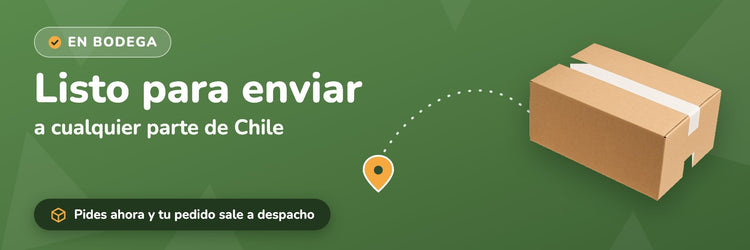 Tu pedido está en bodega, listo para ser enviado a cualquier parte de Chile