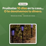 Lámpara solar mata zancudos · garantia