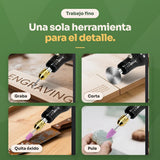 Una sola herramienta para el detalle: graba, corta, quita óxido y pule