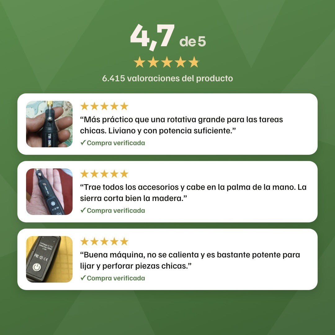 Valoración 4,7 de 5 con 6.415 valoraciones y reseñas de compra verificada