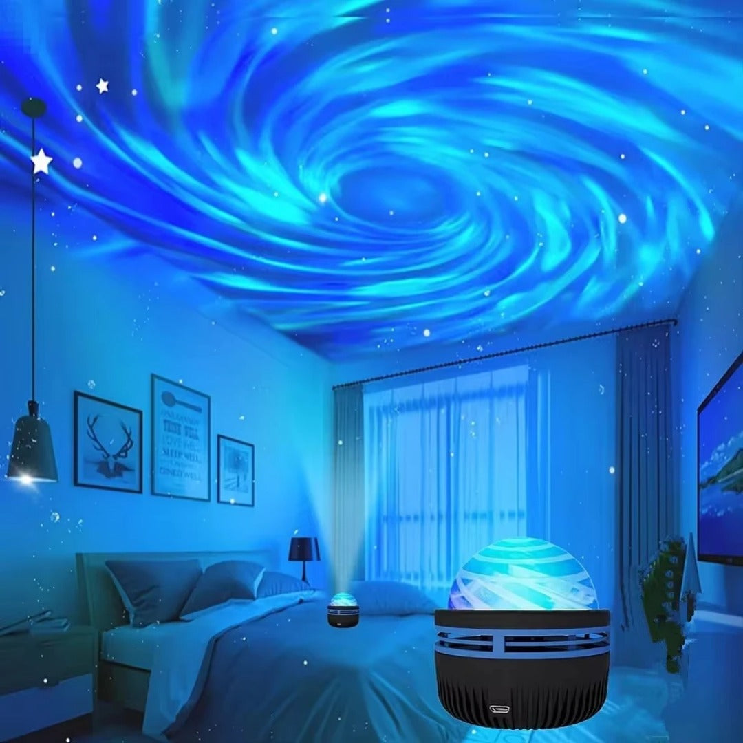 Proyector LED de galaxia colorido para dormitorio
