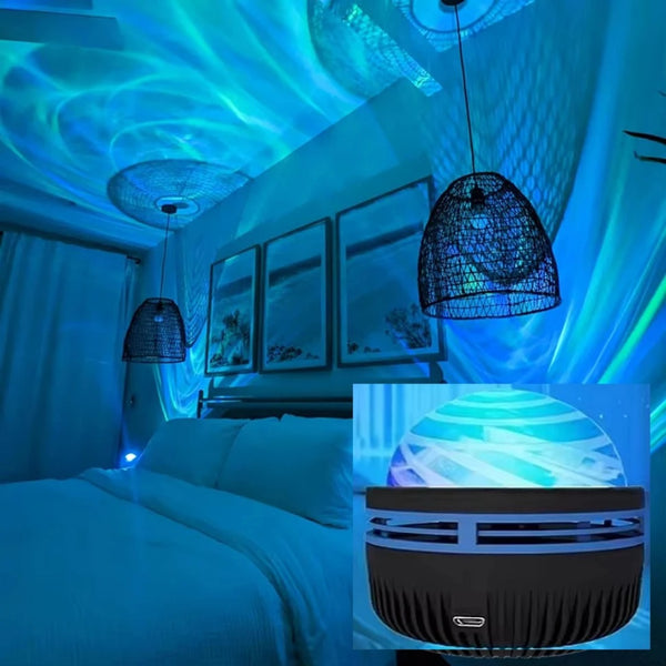 Proyector LED de galaxia colorido para dormitorio