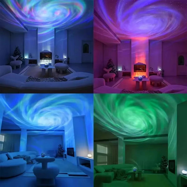 Proyector LED de galaxia colorido para dormitorio
